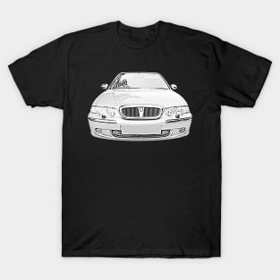 Rover 45 British classic car monochrome T-Shirt